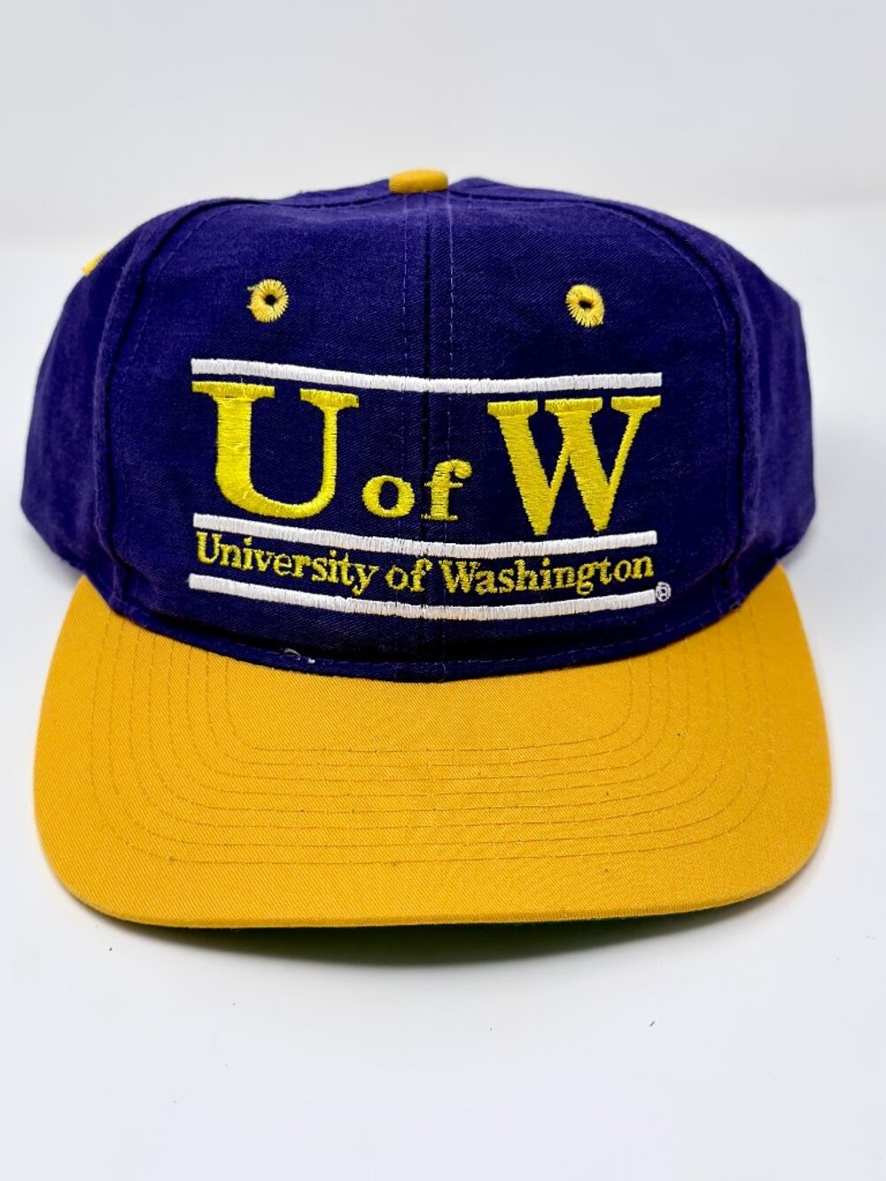 Vintage University of Washington Huskies Hat Cap The Game NCAA Y2K Varsity Prep
